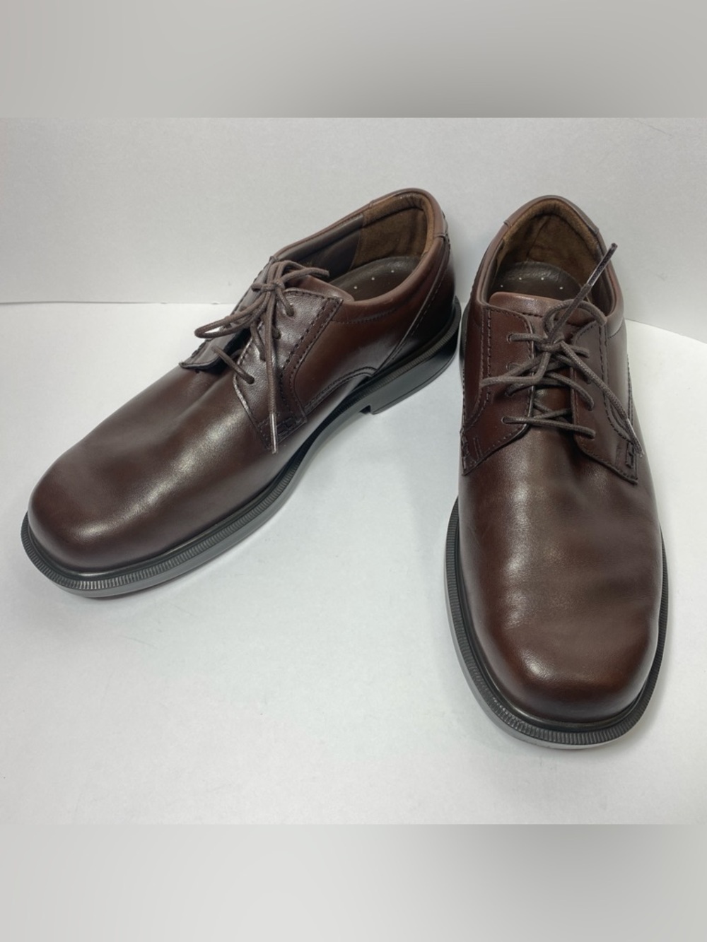 SAS Ambassador Oxford Tripad Comfort Brown Leather Shoes Made In USA Men Sz 9.5M